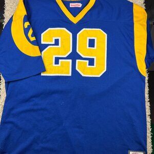 Harold Jackson 1974 Los Angeles Rams #29 Mitchell & Ness Blue Jersey Size 56